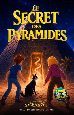 Livre enfants – Les Aventures de Sacha & Zoé – Tome 2 : Le Secret des Pyramides