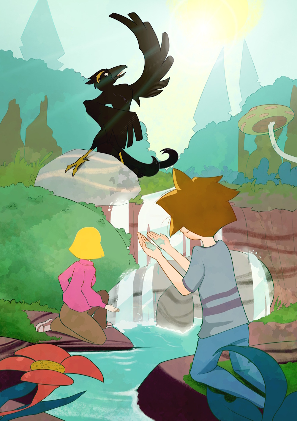 Illustration du chapitre 2 de Sacha et Zoé